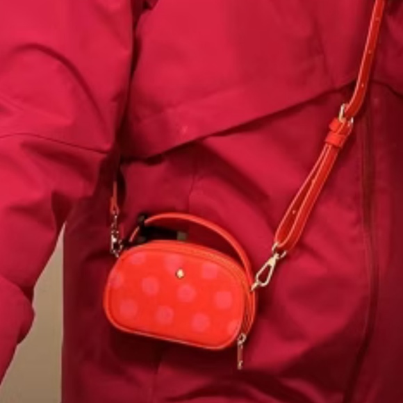 Polka Dot Mini Crossbody Bag - kate spade new york x Target Pink/Red - Picture 5 of 5